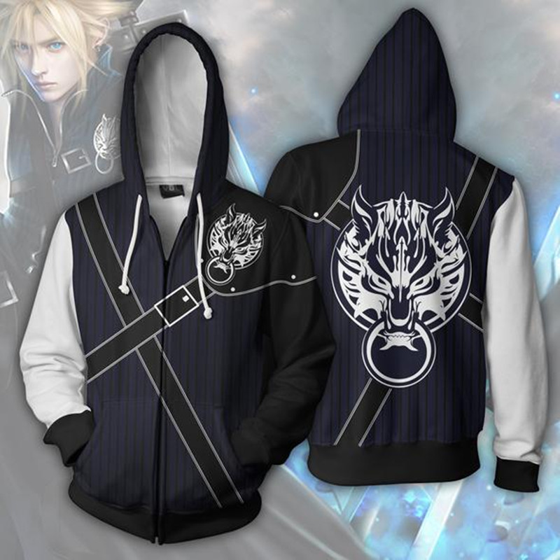 Final Fantasy Hoodie Digital P - огляд і ціна Anime Merchandise Hoodie