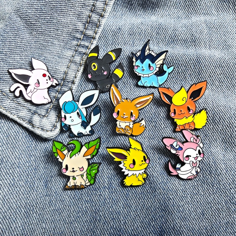 Hot 9 Pcs Anime Elf Brooch Set - огляд і ціна Enamel Pin Set