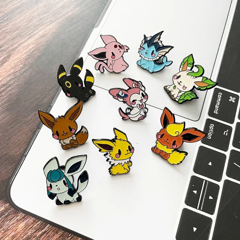 Hot 9 Pcs Anime Elf Brooch Set - огляд і ціна Enamel Pin Set