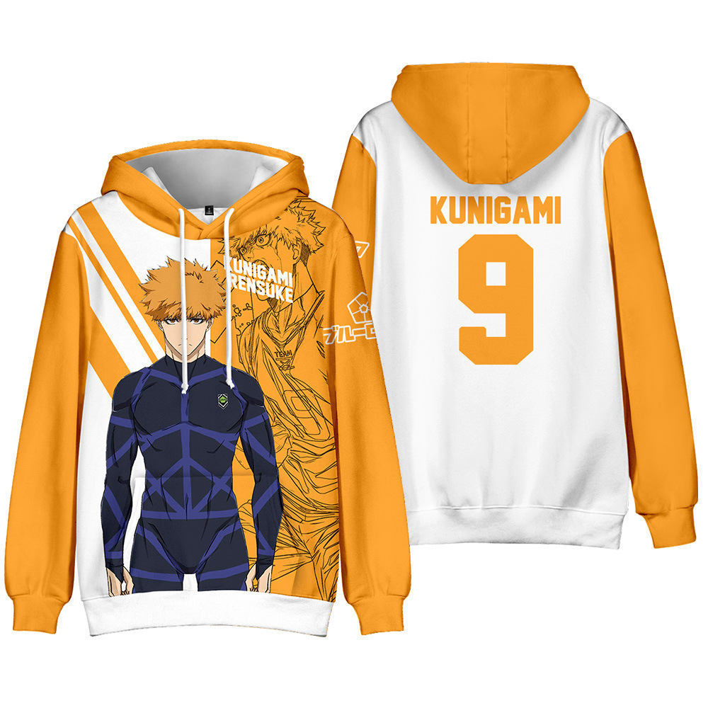 New anime BLUE LOCK merchandis - огляд і ціна Anime Merchandise Hoodie
