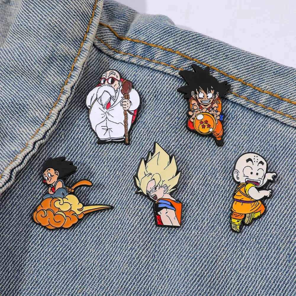5 Pcs Classic Popular Anime Br - огляд і ціна Enamel Pin Set