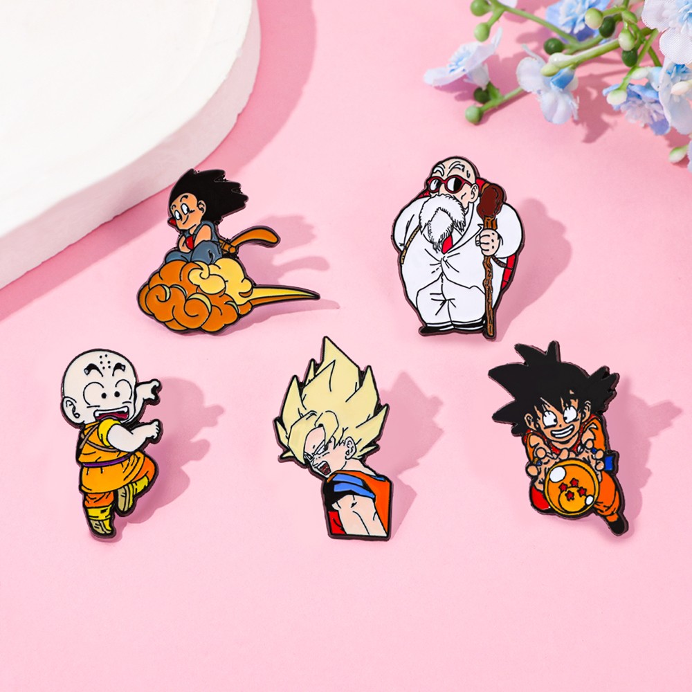 5 Pcs Classic Popular Anime Br - огляд і ціна Enamel Pin Set