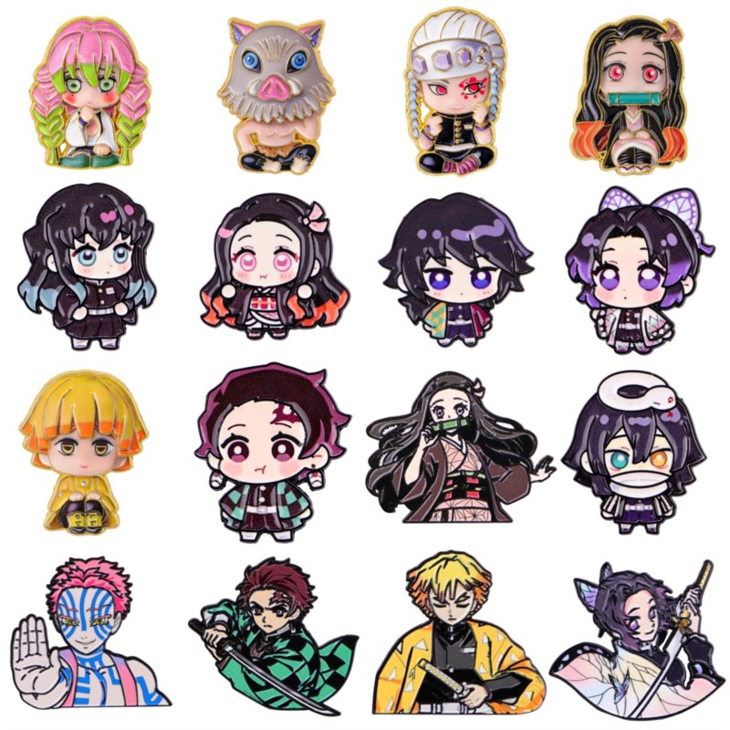 Cute Q Version Kimono Cartoon  - огляд і ціна Enamel Pin Set