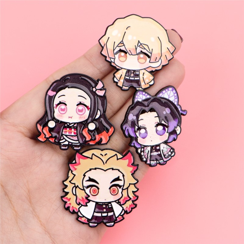 Cute Q Version Kimono Cartoon  - огляд і ціна Enamel Pin Set