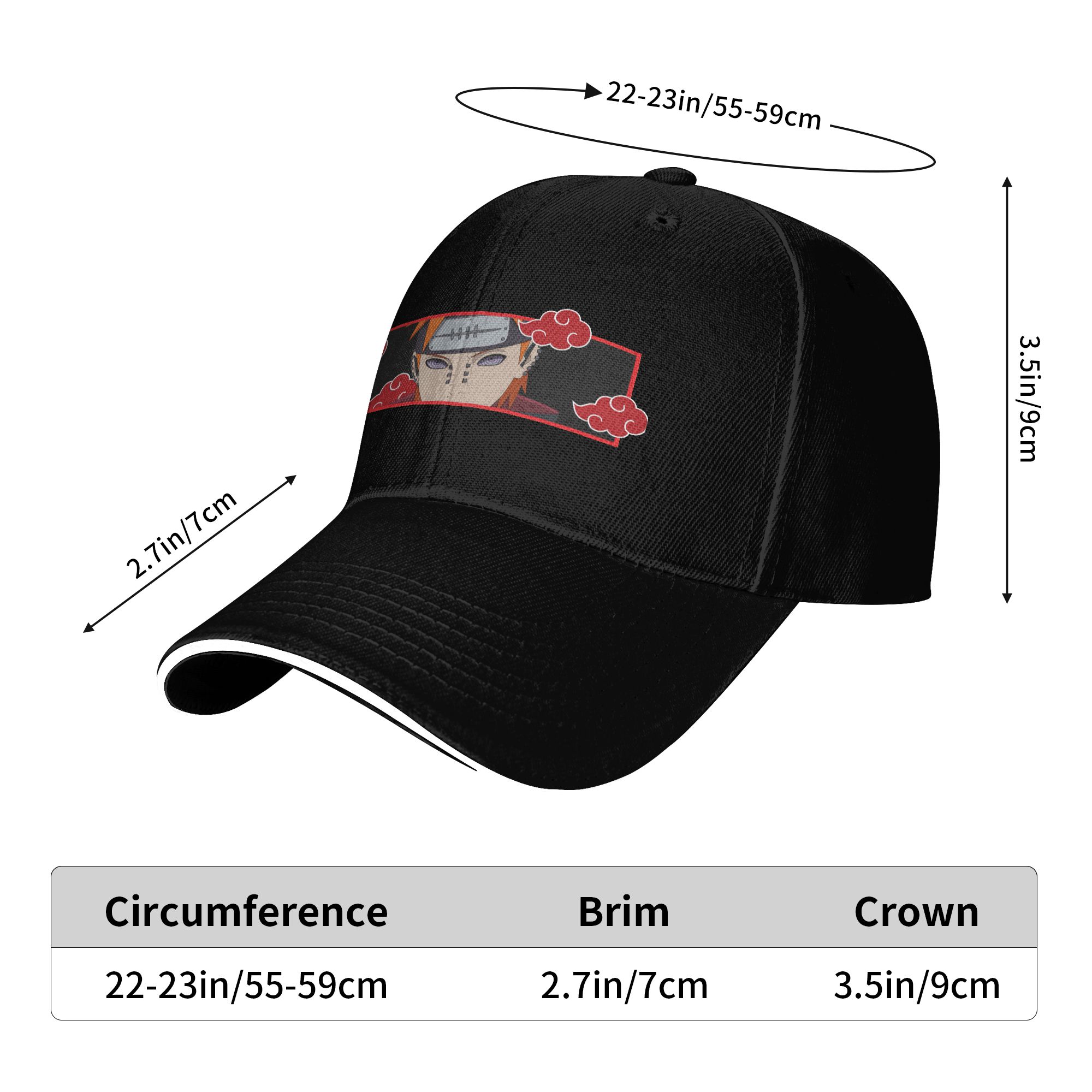 Baseball Cap Pain Nagato Merch - огляд і ціна Unique Anime Merchandise