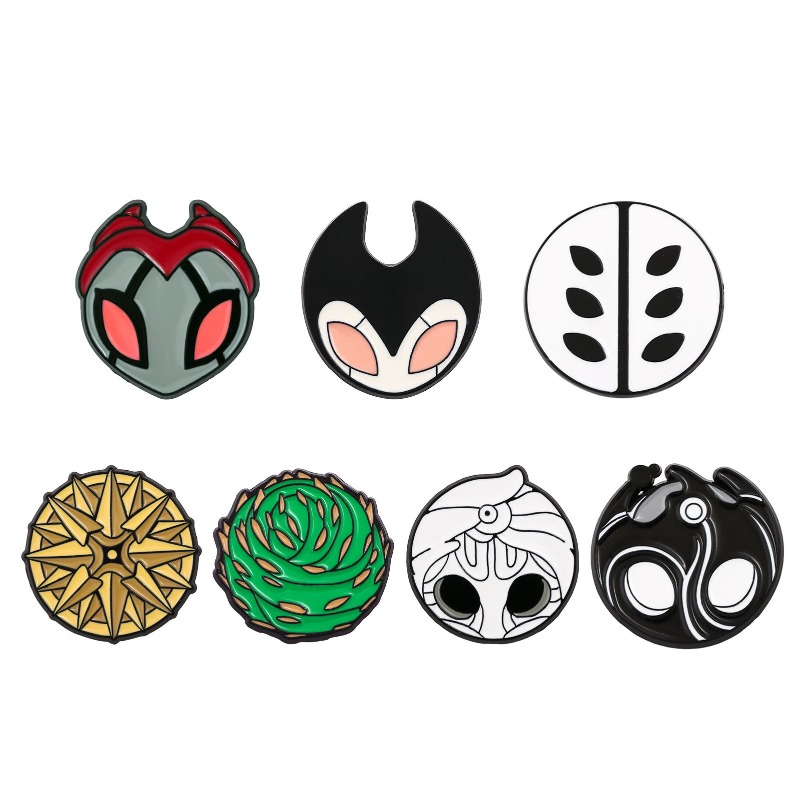 Hollow Knight Alloy Drip Oil E - огляд і ціна Enamel Pin Set