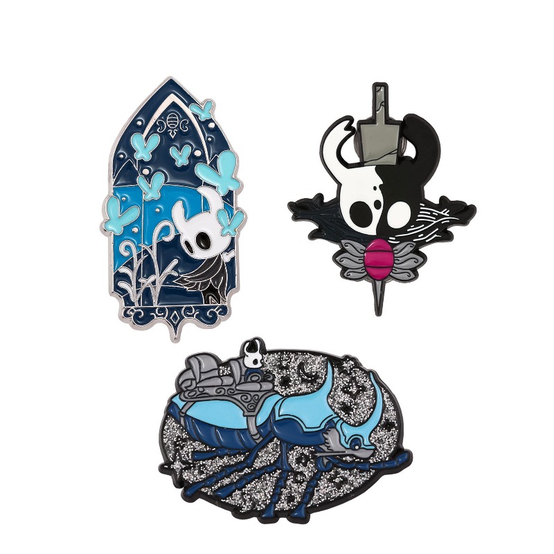 Hollow Knight Alloy Drip Oil E - огляд і ціна Enamel Pin Set