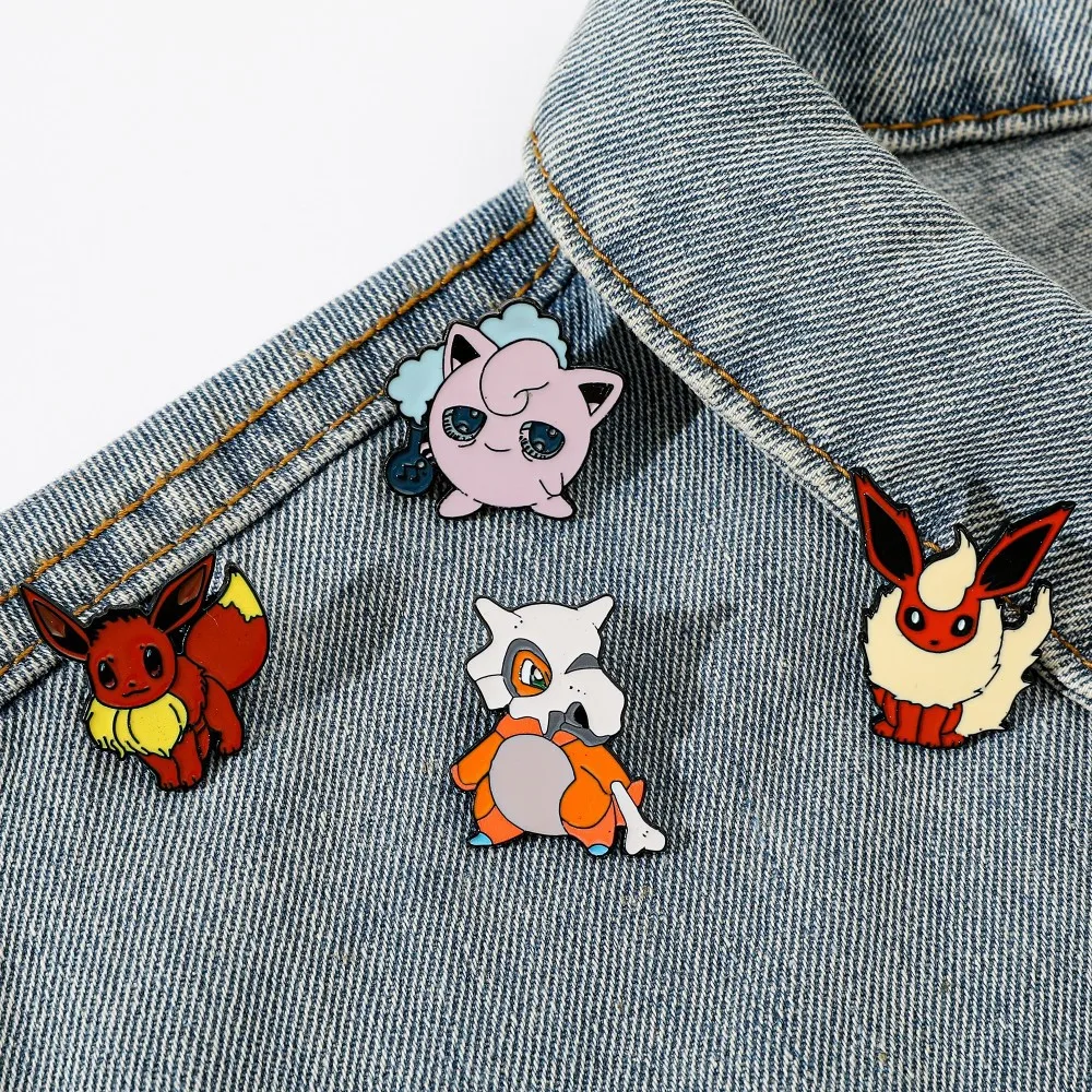 4 Pcs Characters Cartoon Brooc - огляд і ціна Enamel Pin Set