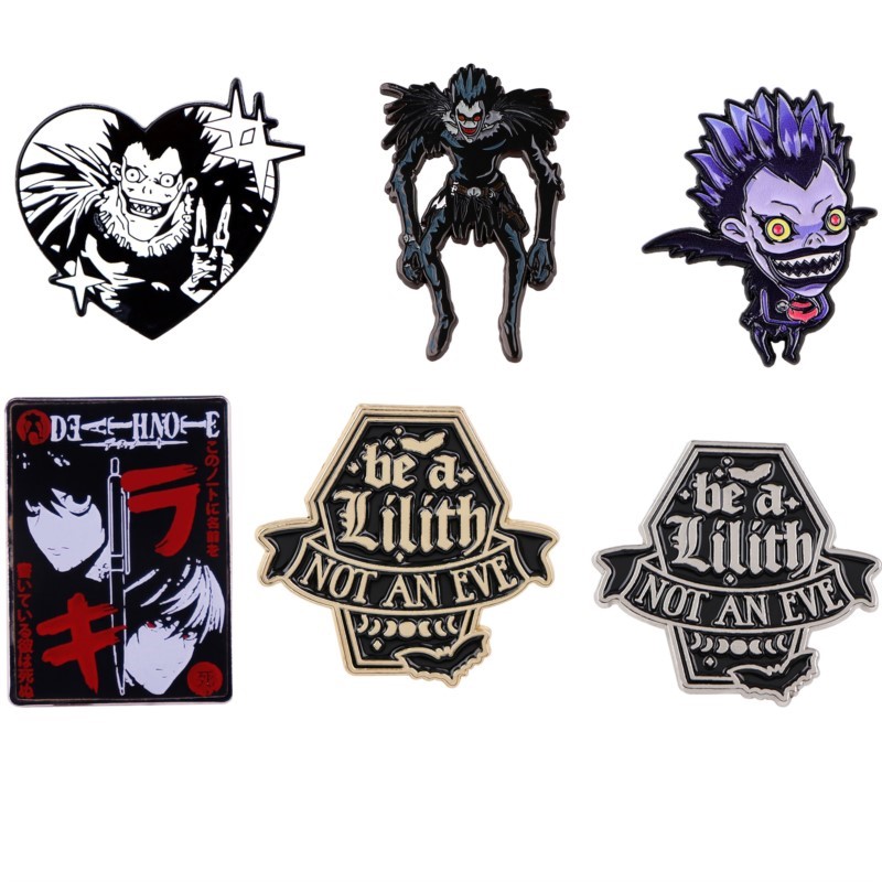 Cute Gothic Dark Demon Monster - огляд і ціна Enamel Pin Set