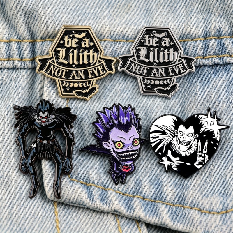 Cute Gothic Dark Demon Monster - огляд і ціна Enamel Pin Set