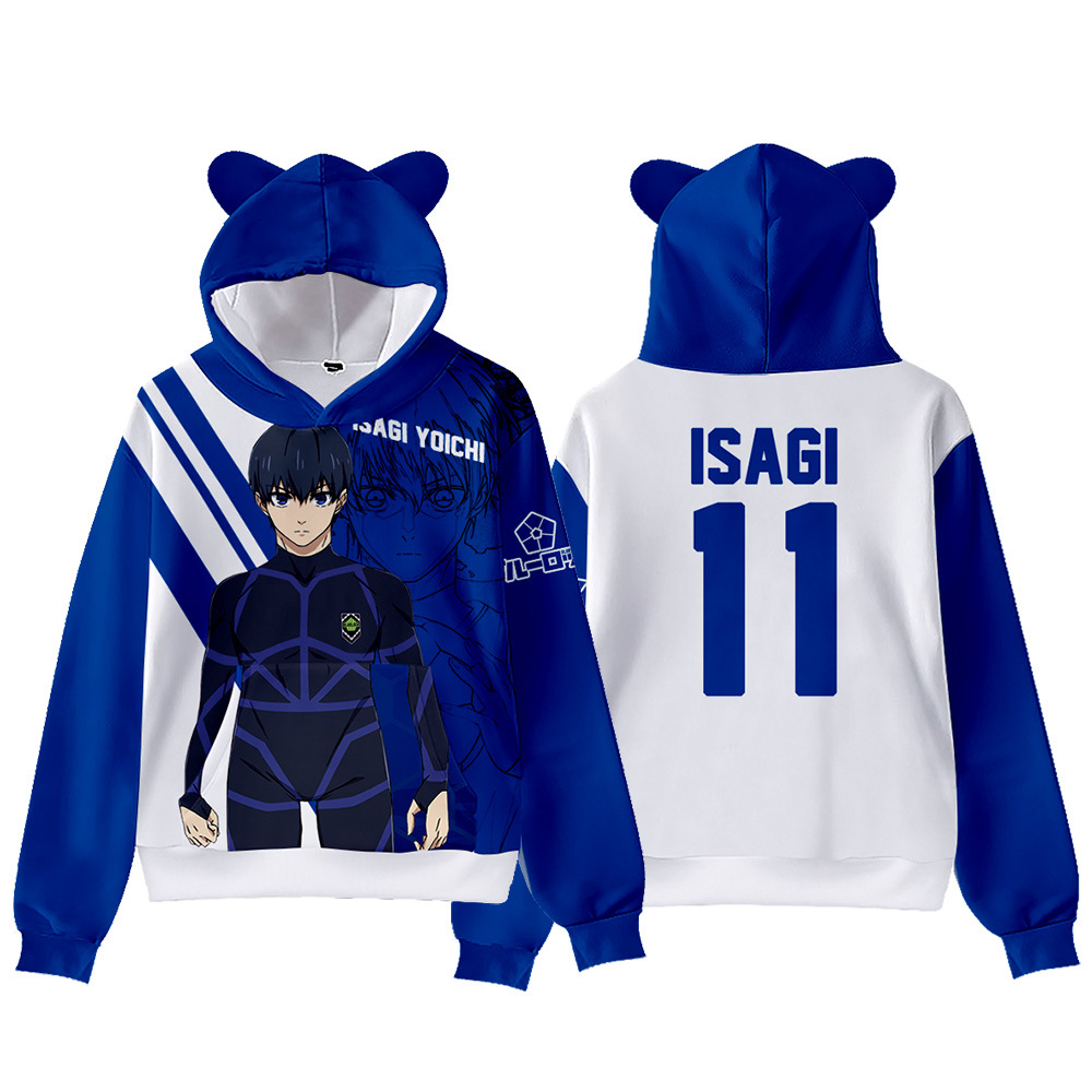 3D New Anime BLUE LOCK Merchan - огляд і ціна Anime Merchandise Hoodie